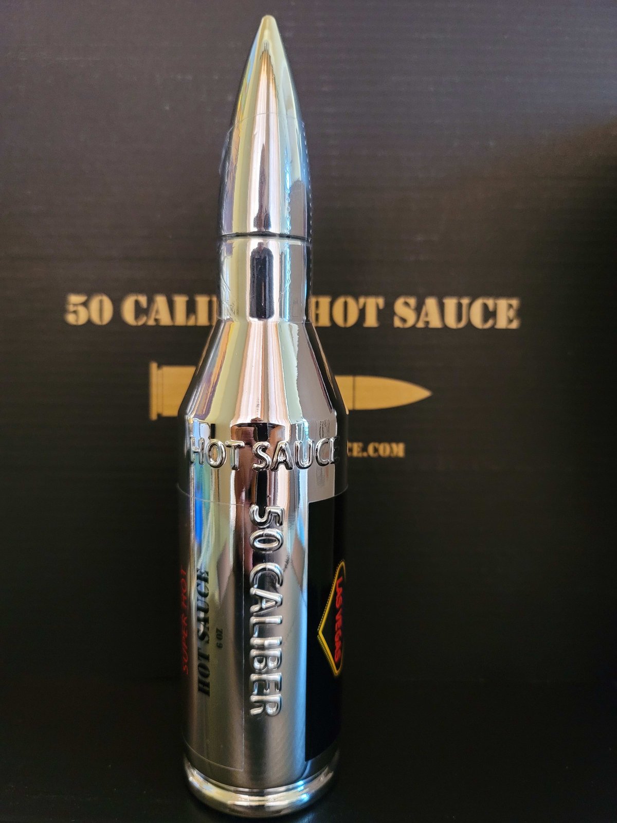 50 Caliber Hot Sauce 1st Silver Bullet Only 1 Bottle Available