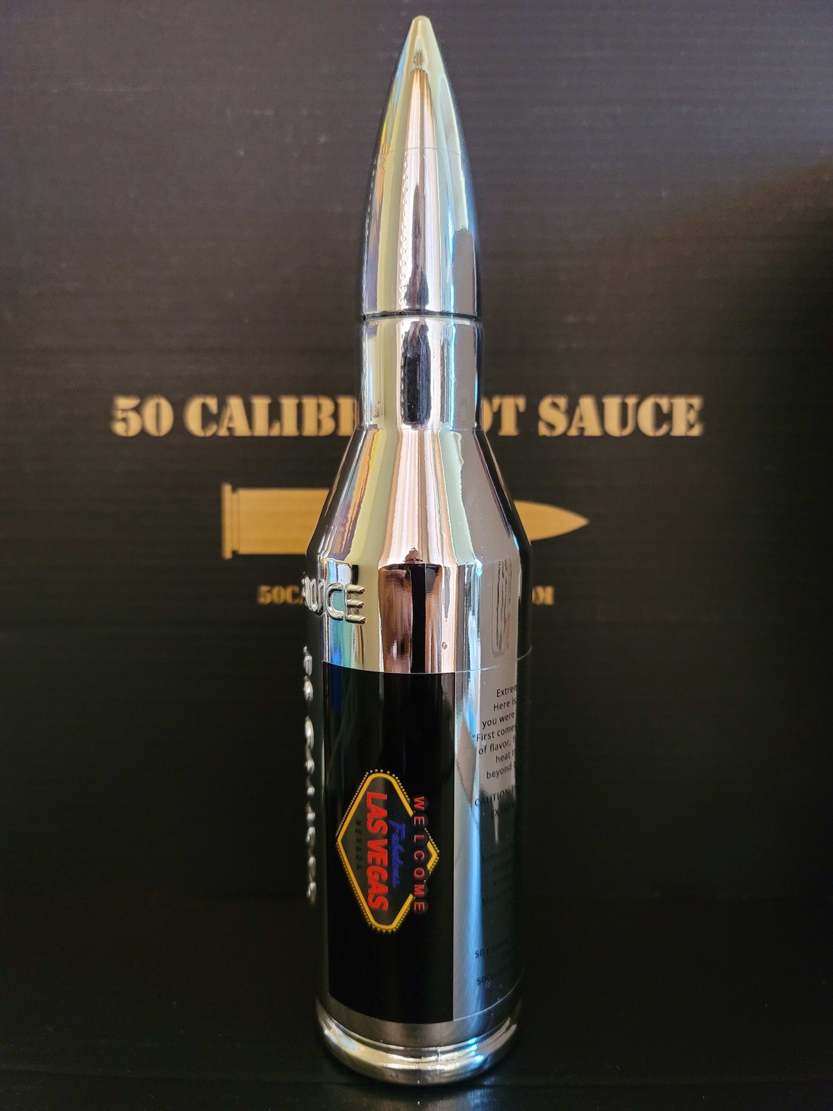 50 Caliber Hot Sauce 1st Silver Bullet Only 1 Bottle Available